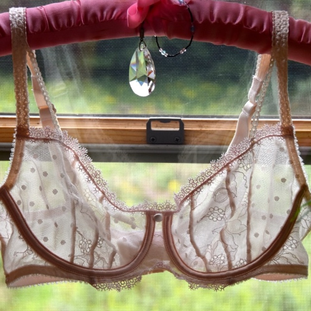 Felina Sexy Pink Unlined Bra 38c